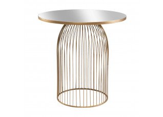 Mesa Gaiola com Tampo de Espelho