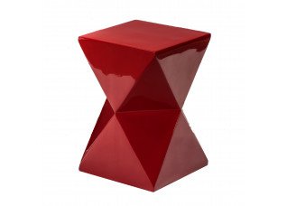 Pufe Ampulheta Vermelho