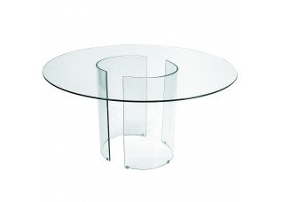 Tampo de Vidro com Base Curva Cristal