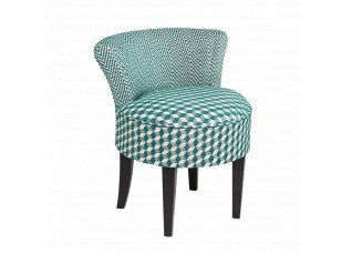 Poltrona Mignon Estampada Verde