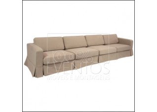 Sofá Eva Comunitário com Capa 3,70 x 0,92 x 0,74h