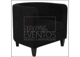 Poltrona PAT Sarja Preta (Com opções de Capas)