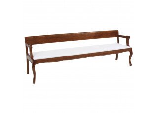 Banco Cerimônia com Assento Sarja Crú